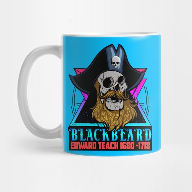 BLACKBEARD PIRATE by theanomalius_merch